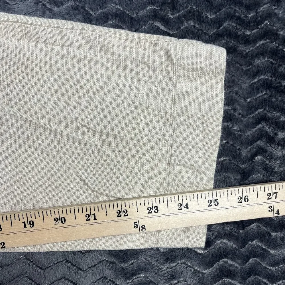 Buck Mason natural linen hopsack carry on pants trousers size 30
